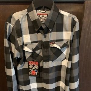 Dixxon “Finish Line” men’s  flannel, new w/ tag